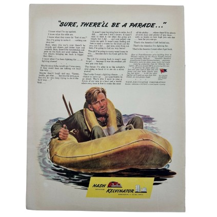 Publicité NASH KELVINATOR WW2