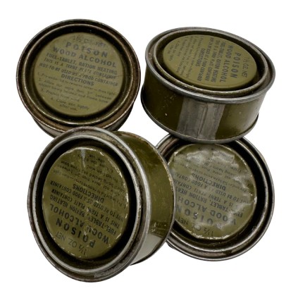 Boîte Originale de Wood Alcohol WWII US