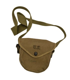 Porte Chargeur Tambour 50 Coups Thompson M1921/M1928 – Fabrication Boyle (États-Unis) avec Sangle de Transport