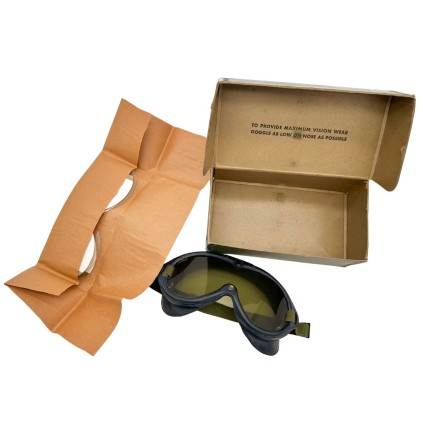Lunettes de Protection M-1944 Type B-8 Originales – US Army/Air Corps – Seconde Guerre Mondiale