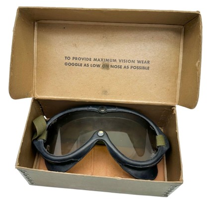 Lunettes de Protection M-1944 Type B-8 Originales – US Army/Air Corps – Seconde Guerre Mondiale