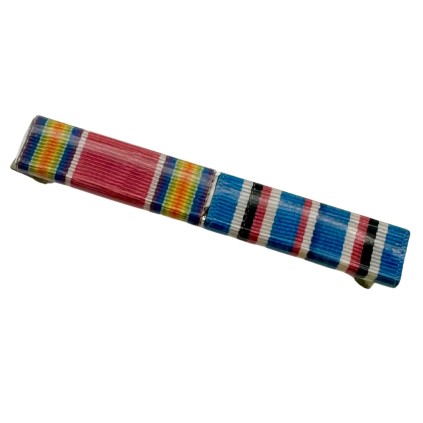 Paire de Rubans Authentiques WWII : Victory Medal et American Campaign Medal