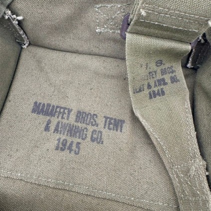 Musette General Purpose (GP) Américaine Originale 1945 – MANAFFEY BROS. TENT & AWNING CO.