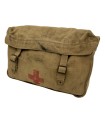 Sacoche Médicale Britannique "Shell Dressings" Originale WWII, Fabriquée par M.E. Co. 1942