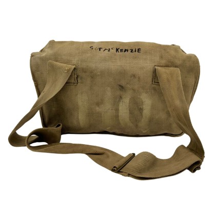 Sacoche Médicale Britannique "Shell Dressings" Originale WWII, Fabriquée par M.E. Co. 1942