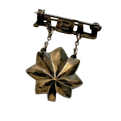 Broche "Sweetheart" Américaine WWII avec Grade Lieutenant-Colonel – Pièce de Bijouterie Militaire
