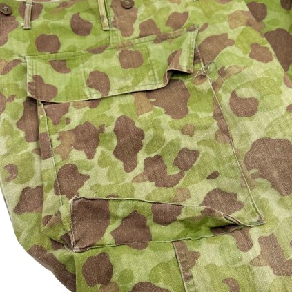 Pantalon HBT Camouflage US Army Réversible – Bataille de Normandie original