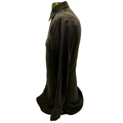 Chemise d'Officier US Army "Chocolat" (OD 51) Originale Seconde Guerre Mondiale