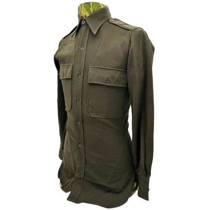 Chemise d'Officier US Army "Chocolat" (OD 51) Originale Seconde Guerre Mondiale