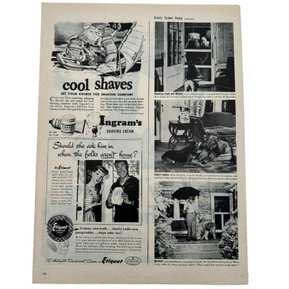 Publicité Originale OLD GOLD Cigarettes – Période Seconde Guerre Mondiale (Presse d'Époque)