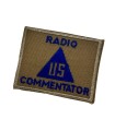Insigne de Commentateur Radio (Radio Commentator) Original WWII – Personnel Non-Combattant US Army