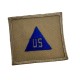 Écusson de Service Non-Combattant "Triangle Insignia" US Army – Opérations Arrières WWII