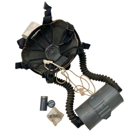 Masque à Gaz US Navy (USN) MX IV Original WWII – MSA – Daté Mars 1945