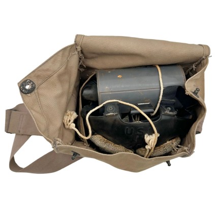 Masque à Gaz US Navy (USN) MX IV Original WWII – MSA – Daté Mars 1945