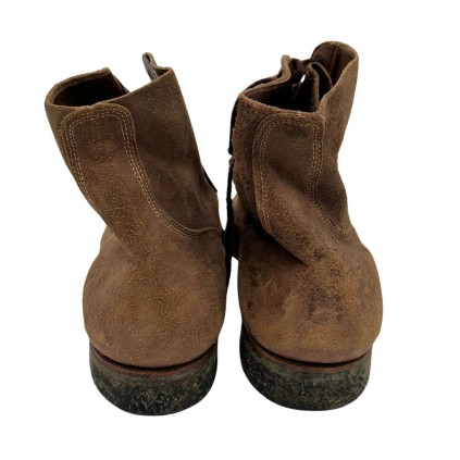 Brodequins de Service US Navy Taille 14D – Semelle RAW CORD – Datés 31 Décembre 1947