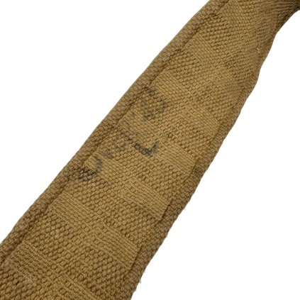 Ceinturon Pattern 37 (P-37) Britannique Original WWII – Taille LARGE – Daté 1943