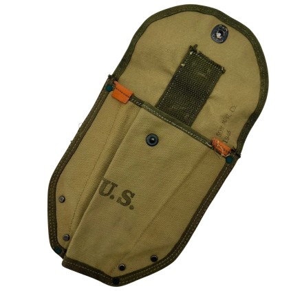 Housse de Pelle Pliante (Entrenching Tool Carrier) M-1943 Originale WWII – SON MFG CO – Datée 1945