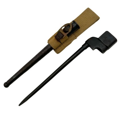 Baïonnette Canadienne No.4 Mk II Originale WWII – Spike Bayonet pour Fusil Lee-Enfield No.4