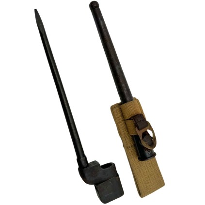 Baïonnette Canadienne No.4 Mk II Originale WWII – Spike Bayonet pour Fusil Lee-Enfield No.4