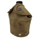 Ensemble Complet Gourde US Army WWII – Housse Atlantic Prod Corp 1942 – Bidon S.M Co 1942 – Quart E.A Co 1945