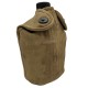 Ensemble Complet Gourde US Army WWII – Housse Atlantic Prod Corp 1942 – Bidon S.M Co 1942 – Quart E.A Co 1945
