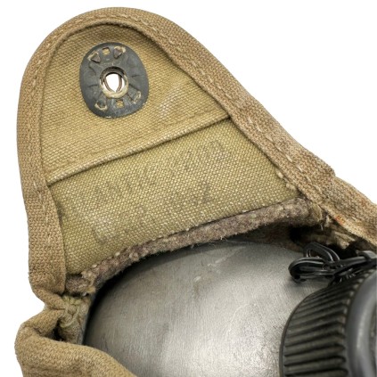 Ensemble Complet Gourde US Army WWII – Housse Atlantic Prod Corp 1942 – Bidon S.M Co 1942 – Quart E.A Co 1945