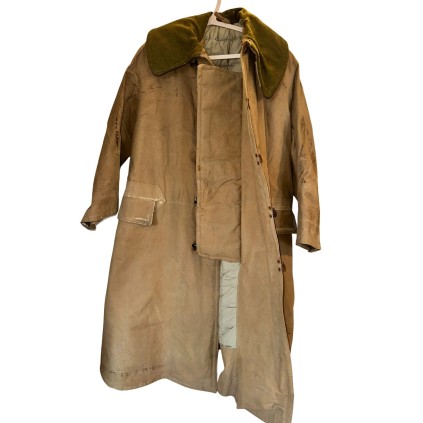 Manteau Doublé Kapok (Kapok Lined Coat) Armée Britannique Original WWII – Fabriqué par BELMONT & CO LTD – Daté 1941