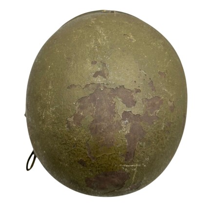 Coque de Casque USM1 Originale WWII – Pattes Mobiles – Grade Major Soudé – Jugulaire Tissu T1