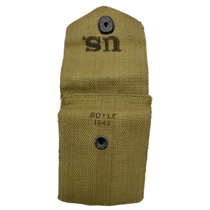 Porte-Chargeurs Double pour Colt M1911 US Army Original WWII – BOYLE 1942 – État NOS (Neuf de Stock)