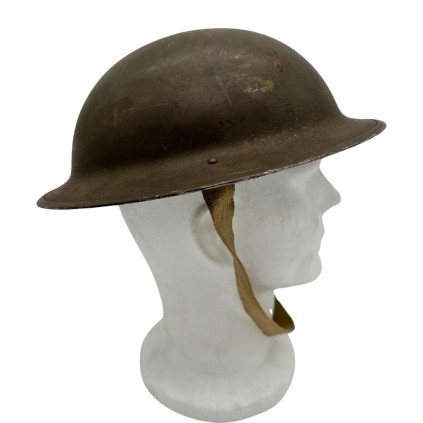 Casque Canadien Mk II Standard Original WWII – Fabrication CL/C 1942 – Coiffe Caoutchoutée