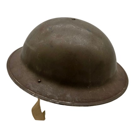 Casque Canadien Mk II Standard Original WWII – Fabrication CL/C 1942 – Coiffe Caoutchoutée