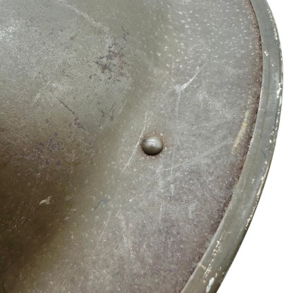 Casque Canadien Mk II Standard Original WWII – Fabrication CL/C 1942 – Coiffe Caoutchoutée
