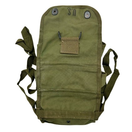 Porte-Grenades 3 Compartiments US Army Original WWII – TULSA CANVAS PRODUCTS CO 1945 – Toile OD7