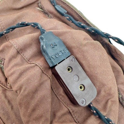 Très Rare Housse Chauffante E-1 (Heating Pouch) pour Masque à Oxygène A-14 – USAAF Original WWII