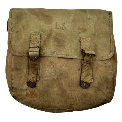 Musette M-1936 (Musette Bag) US Army Original WWII – Fabricant PROTECTION PRODUCTS CO – Datée 1942