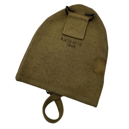 Housse de Pelle (Carrier) pour Modèle M-1910 (Manche en T) – Fabrication KADIN BROS – Datée 1942