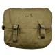 Musette M-1936 (Musette Bag) US Army Original WWII – Datée 1943 – Marquage Personnel S-5897