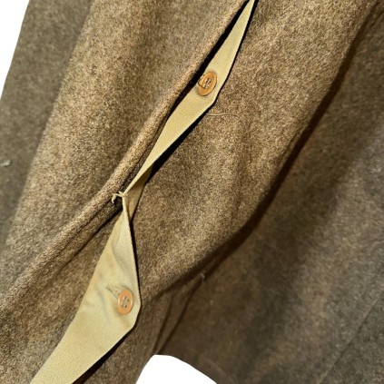 Manteau de Service (Overcoat) US Army Original WWII – Fabricant P.L.S. Clothing – Daté 19 novembre 1942