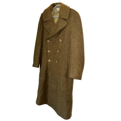 Manteau de Service (Overcoat) US Army Original WWII – Fabricant P.L.S. Clothing – Daté 19 novembre 1942