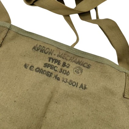 Tablier de Mécanicien (Apron Mechanics) Type B-2 Original WWII – Spécification SPEC 3136