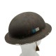 Casque Britannique Mk II Original WWII – Royal Corps of Signals – Double Marquage Tactique Bleu/Blanc