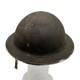 Casque Britannique Mk II Original WWII – Royal Corps of Signals – Double Marquage Tactique Bleu/Blanc