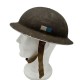 Casque Britannique Mk II Original WWII – Royal Corps of Signals – Double Marquage Tactique Bleu/Blanc