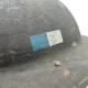 Casque Britannique Mk II Original WWII – Royal Corps of Signals – Double Marquage Tactique Bleu/Blanc