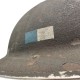Casque Britannique Mk II Original WWII – Royal Corps of Signals – Double Marquage Tactique Bleu/Blanc