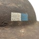 Casque Britannique Mk II Original WWII – Royal Corps of Signals – Double Marquage Tactique Bleu/Blanc