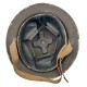 Casque Britannique Mk II Original WWII – Royal Corps of Signals – Double Marquage Tactique Bleu/Blanc