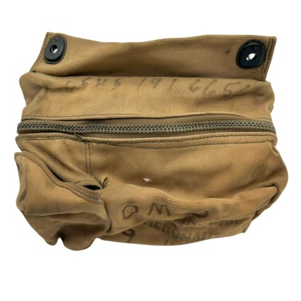 Pochette de Kit FIRST AID AERONAUTIC Originale WWII – Fixation Lift-the-Dot – US Army Air Force / US Navy