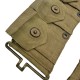 Ceinturon de Munitions (Cartridge Belt) pour Fusil M1 Garand US Army Original WWII – Toile OD3 – Bouclerie Laiton – Daté 1943