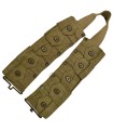 Ceinturon de Munitions (Cartridge Belt) pour Fusil M1 Garand US Army Original WWII – Toile OD3 – Bouclerie Laiton – Daté 1943